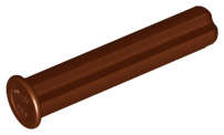 Lego (N) ~ Technic Axle 3L with Stop ~ [Reddish Brown]