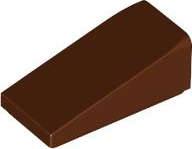 Lego (N) ~ Slope 18 2 x 1 x 2/3 ~ [Reddish Brown]