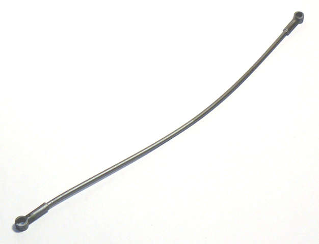 Lego (N) ~ Hose Flexible 22L with 2 Connector Ends (Zipline) ~ [Flat Silver]