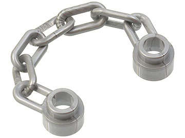 Lego (N) ~ Chain 5 Links ~ [Flat Silver]