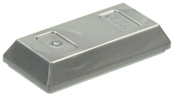 Lego (U) ~ Minifigure Utensil Ingot / Bar ~ [Flat Silver]