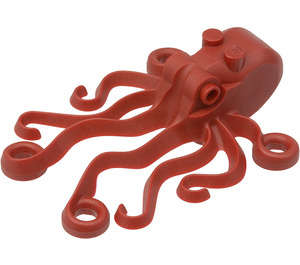LEGO Dark Red Octopus with Studs (6086)