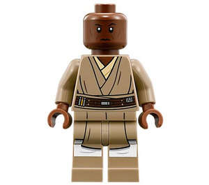 LEGO Mace Windu with Closed Mouth Minifigure - Torso cracked under arms both sidesDiscounted 50%