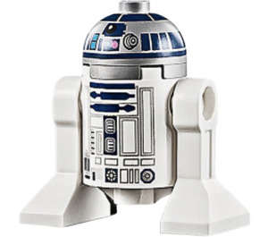 LEGO R2-D2 with Flat Silver Head and Dark Pink Dots Minifigure