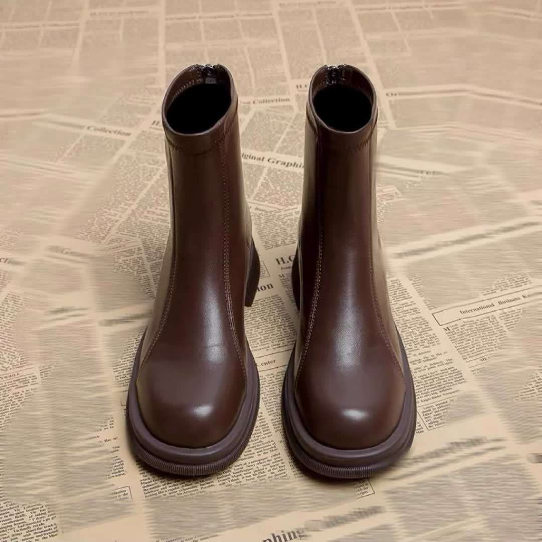 Women S High Heels Color Black Fleece Sizeuk 4