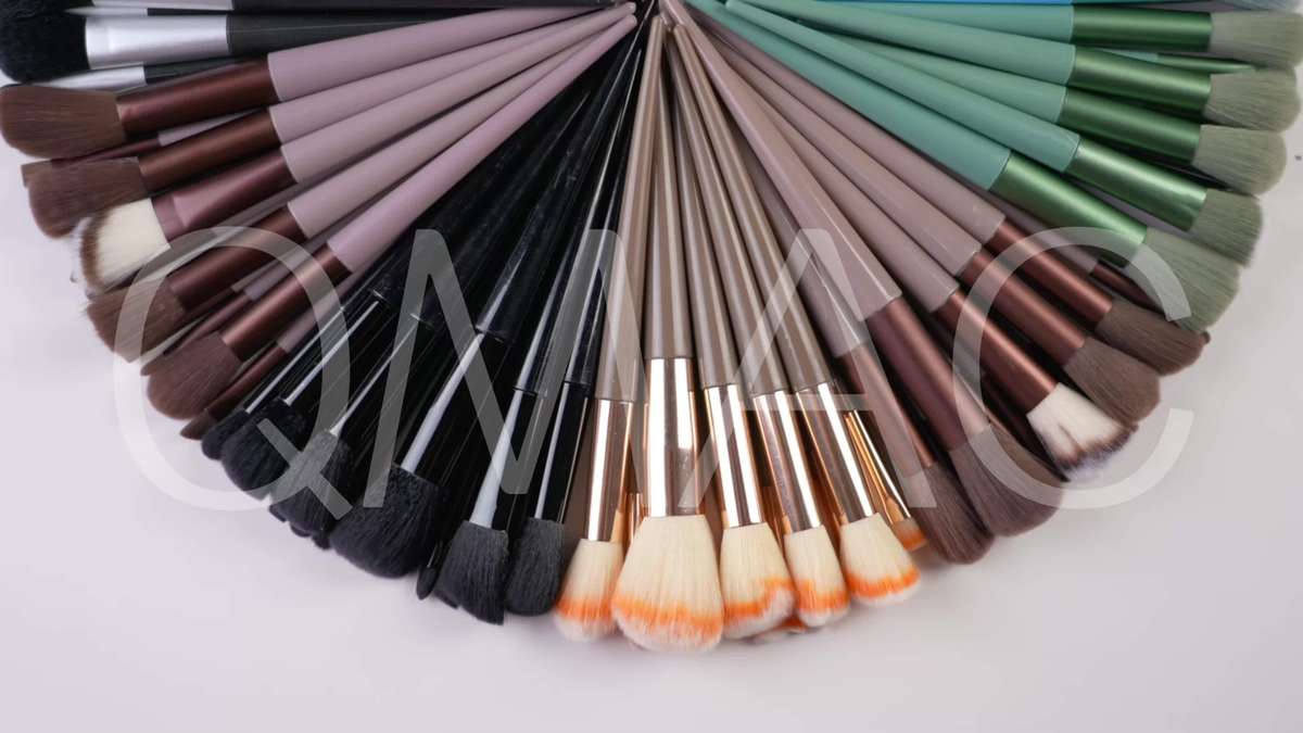 Makeup Brush Set Color Brown Obb