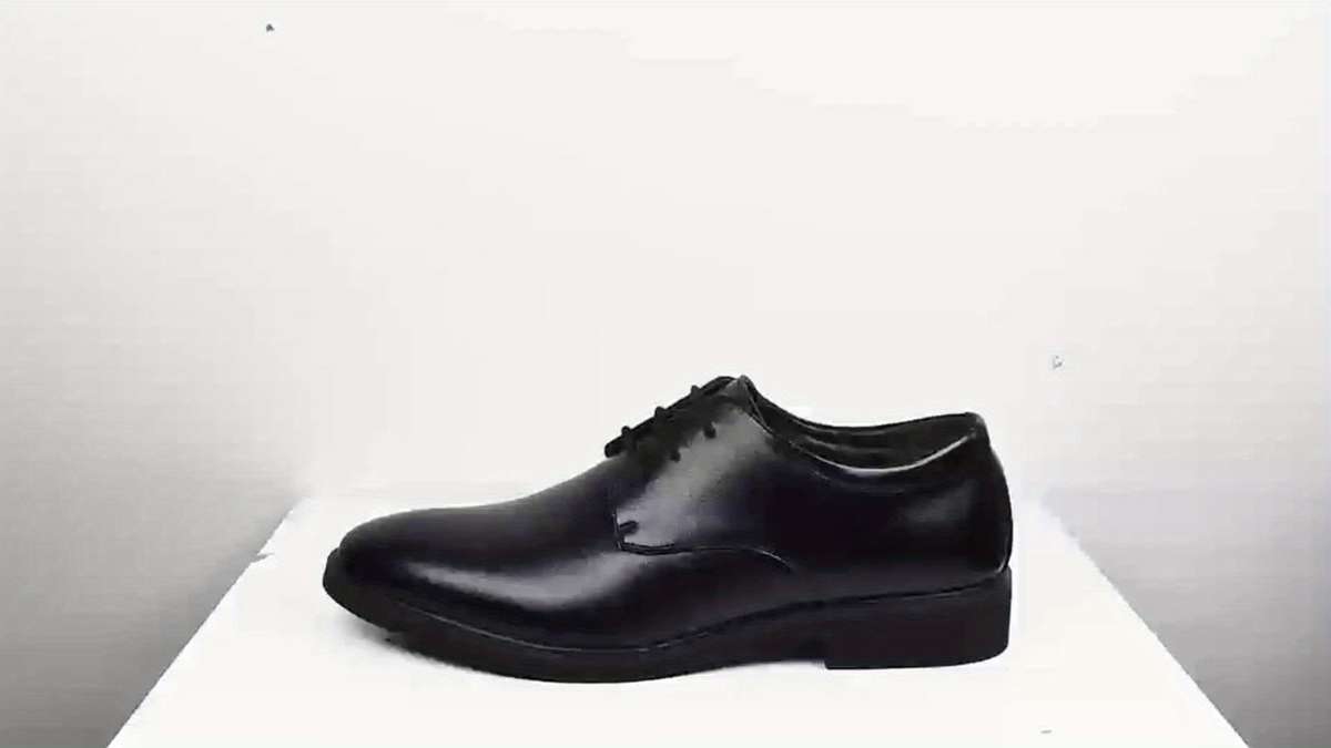 Mens Leather Shoes Color Black Sizeuk 8