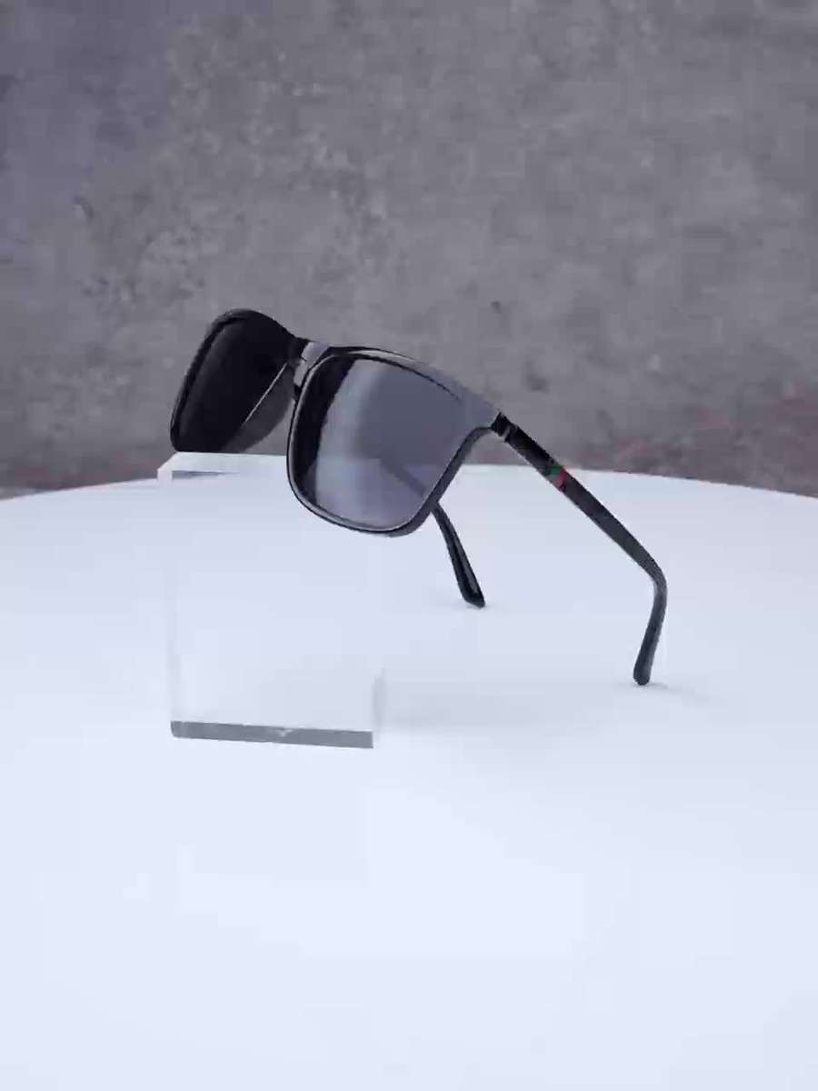 Mens Glasses Color Brown  Add  Matte Black Frame Red Leg Gray  Add  Glossy Black