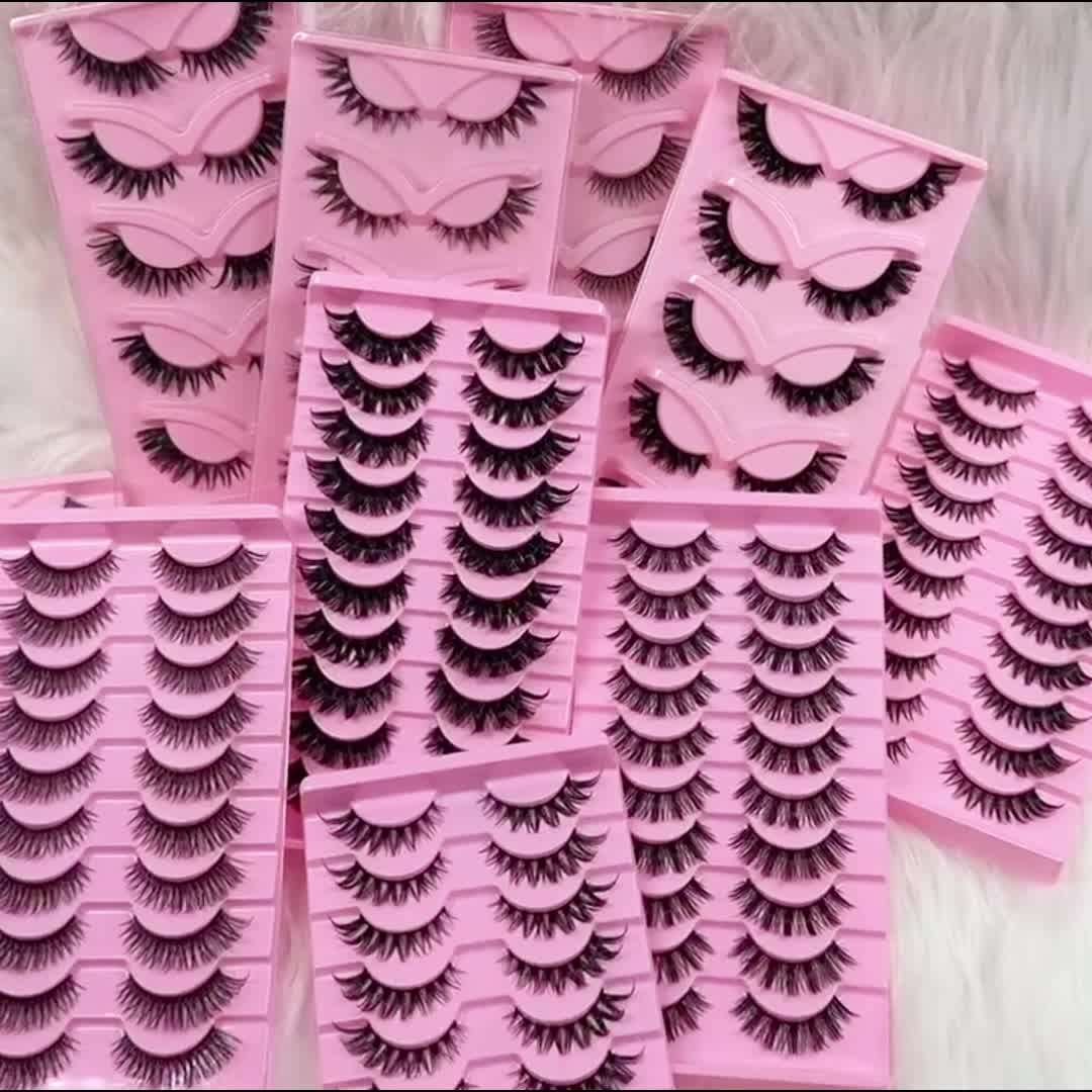 5 Pairs 3d C Curl Individual Lashes Style 5 12mm