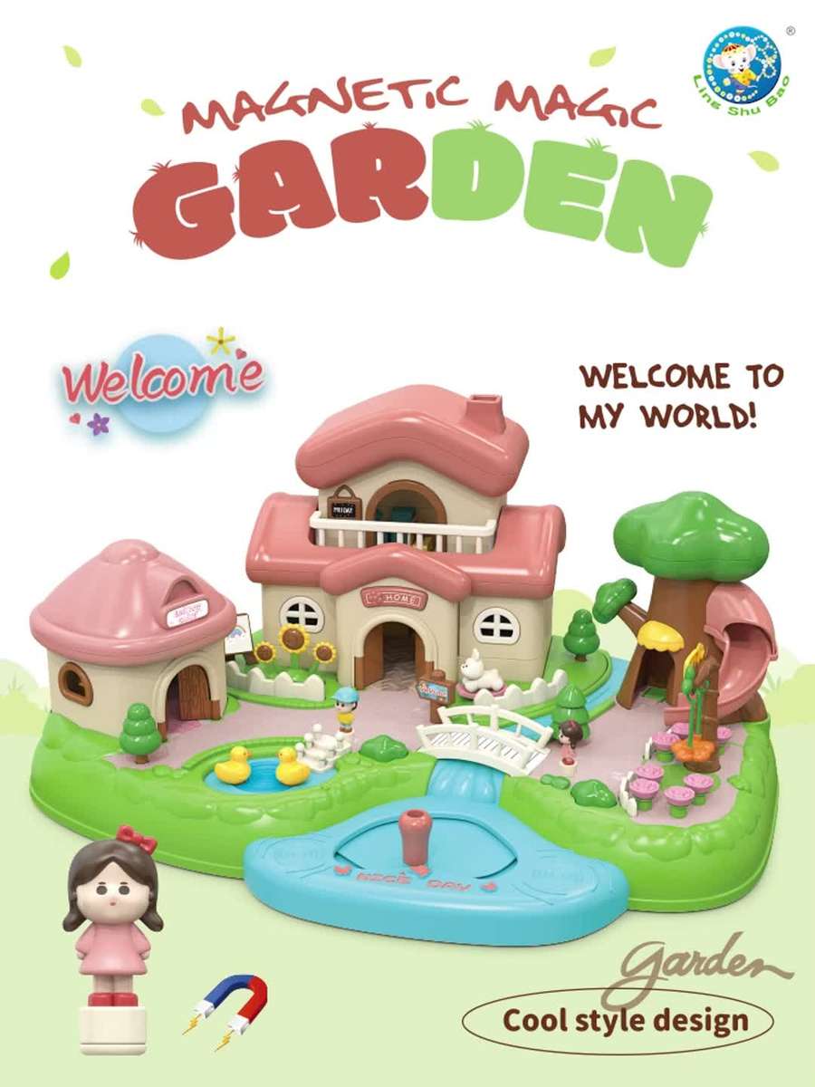 Building Toy Architectural Model Toy Set Color Green