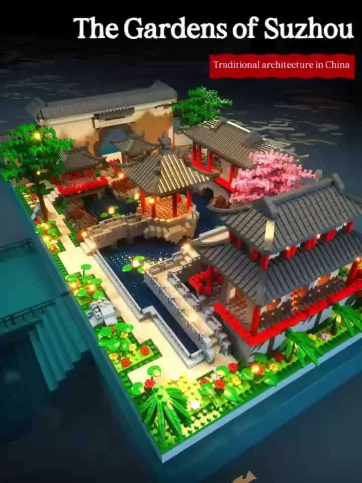 Building Toy Architectural Model Toy Set Quantity 1428Pcs