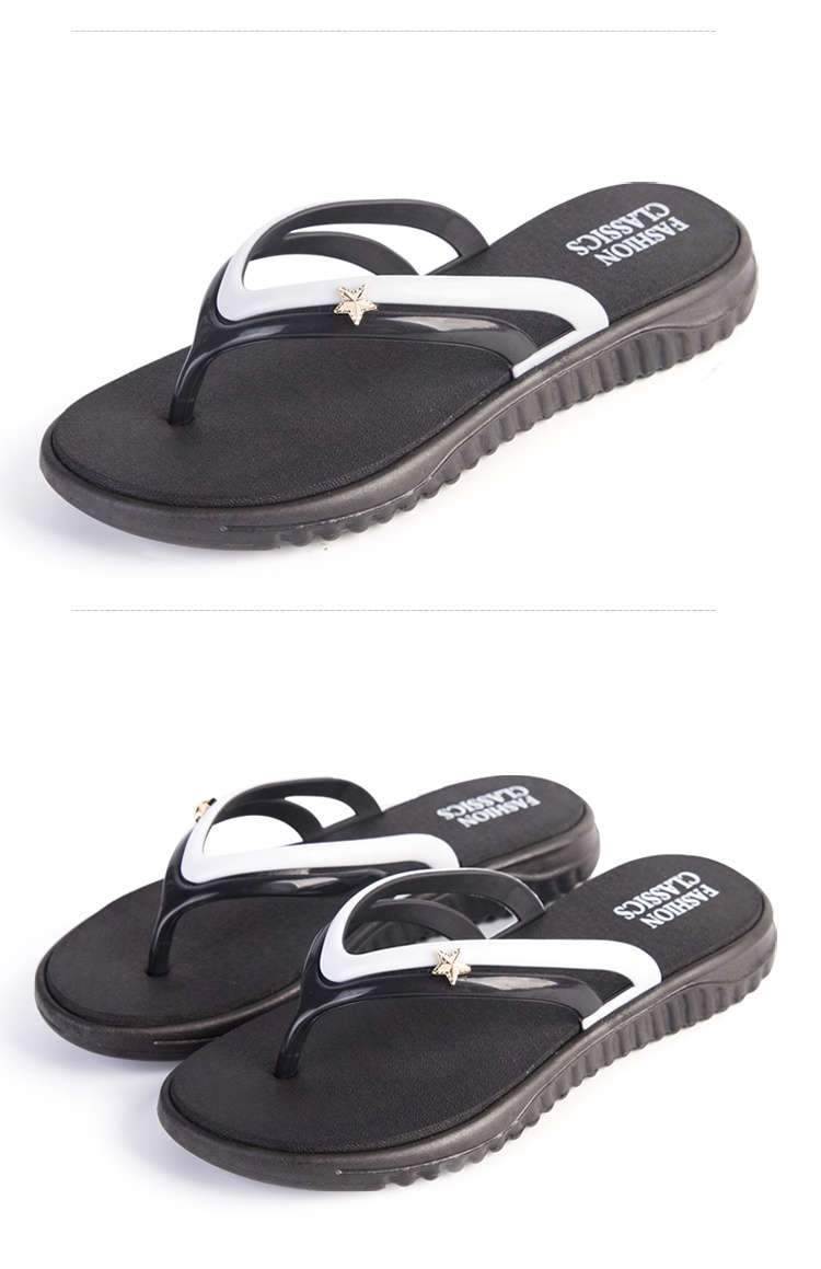 Ladies Summer Flip Flops Black Uk 7