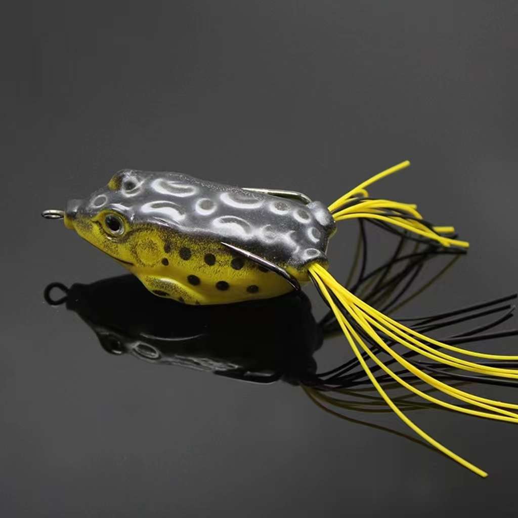 8g Artificial Soft Frog Shaped Fishing Lure Portable Plastic Minnow Crankbaits