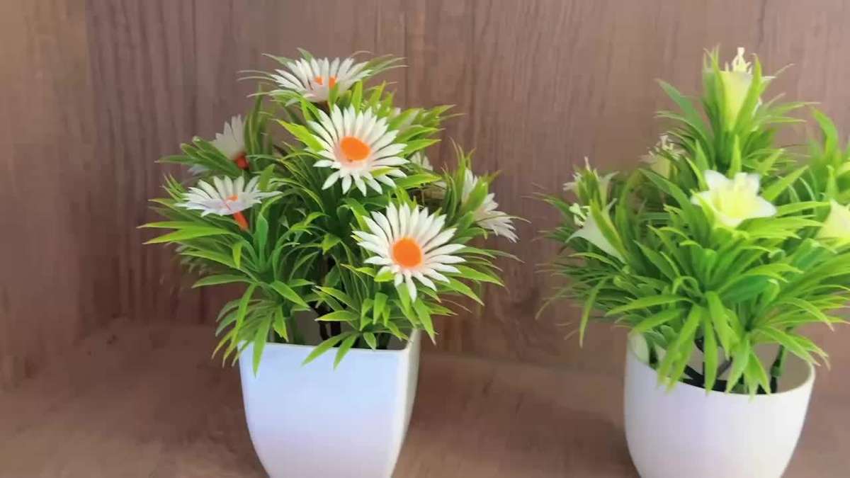 Flowerpot  1Pcitems Small Daisy Bonsai