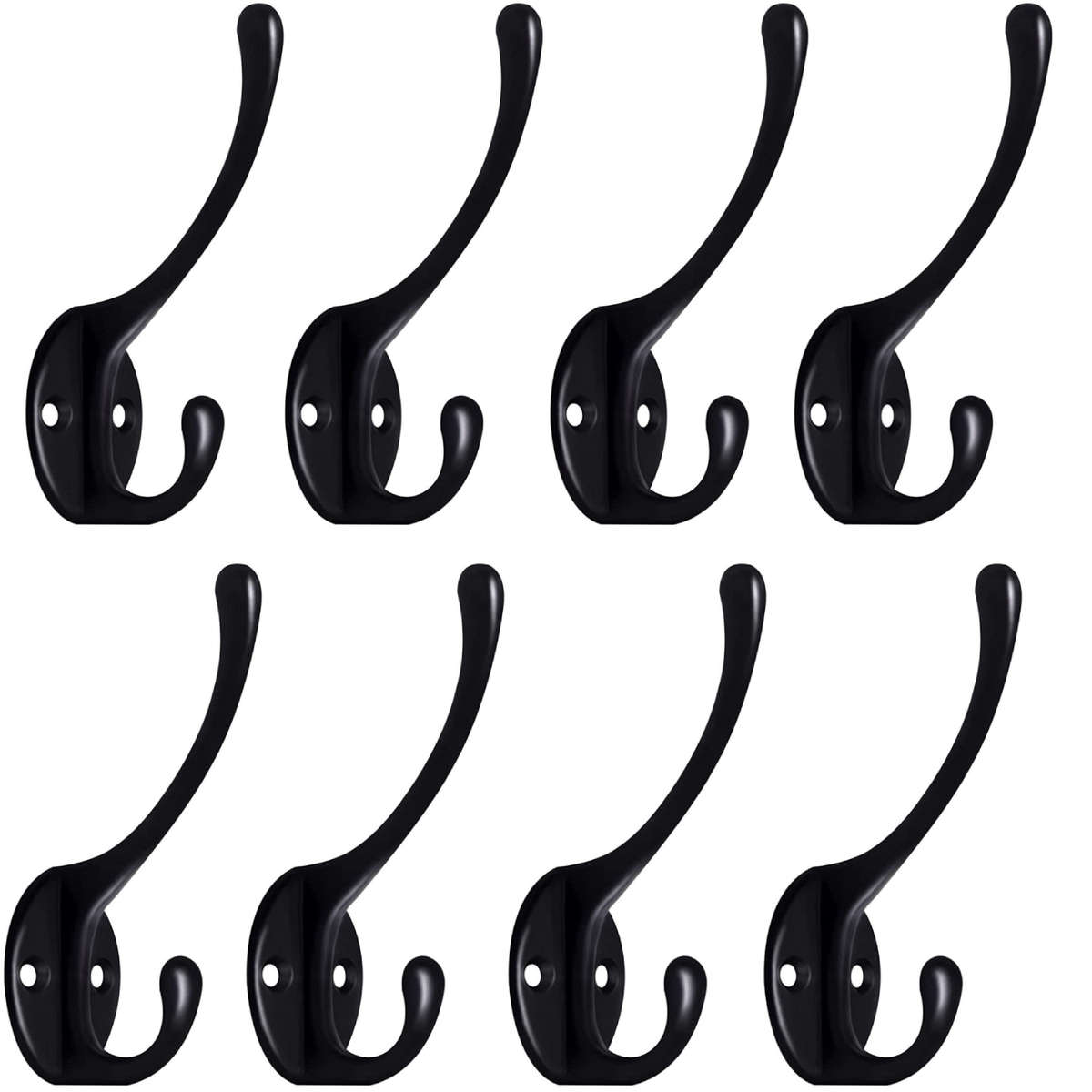 Hook Upcolor Black Quantity 7Pcs