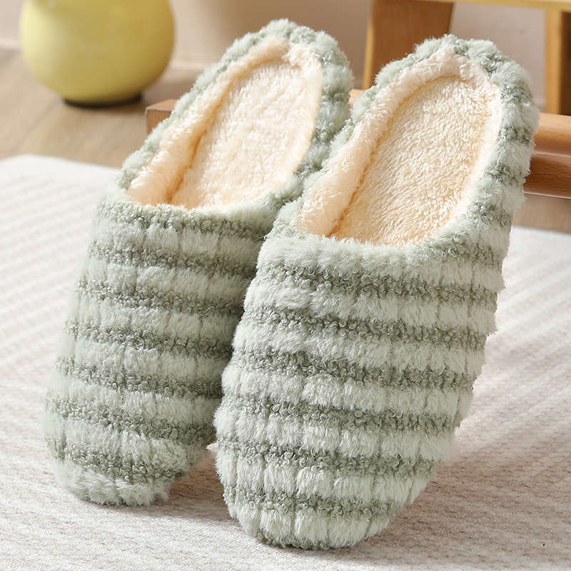Cotton Slippers Color Green Sizeuk 8.5-9