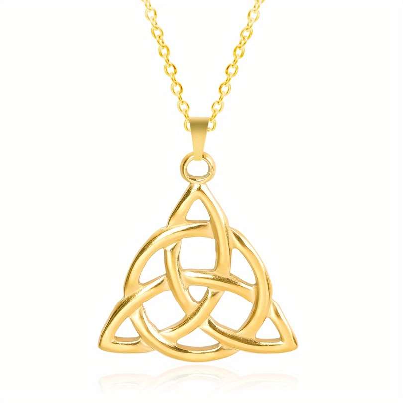 Bohemian Plated Unique Hollow Triangle Silver