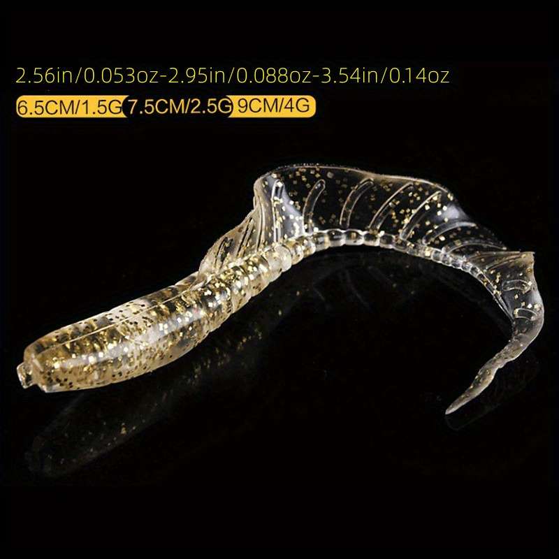 10pcs 9cm Biomimetic Curlee Soft Bait Outdoor Fishing Gear Supplies