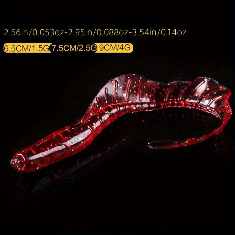 10pcs 9cm Biomimetic Curlee Soft Bait Outdoor Fishing Gear Supplies