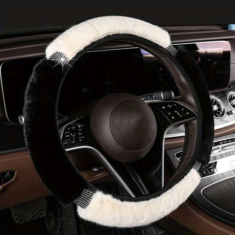 Car Steering Wheel Cover Black