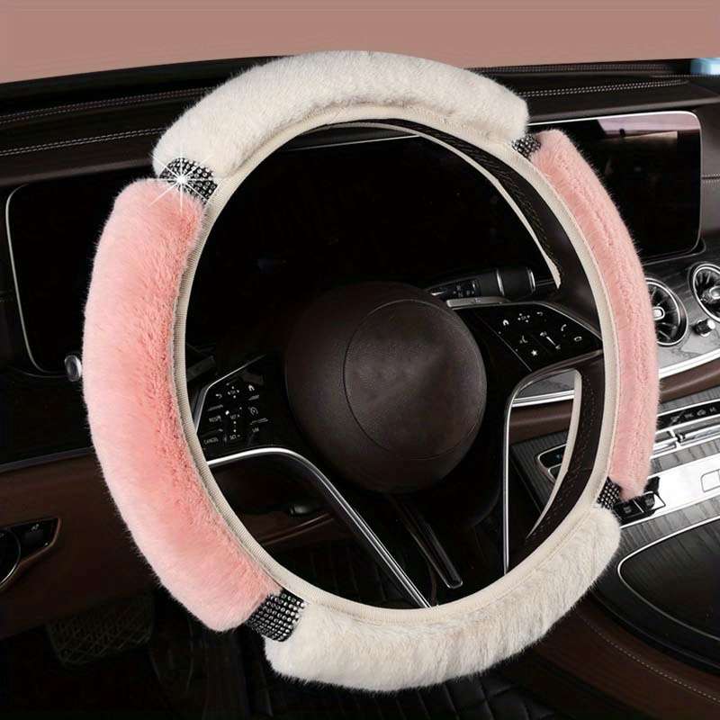 Car Steering Wheel Cover Black