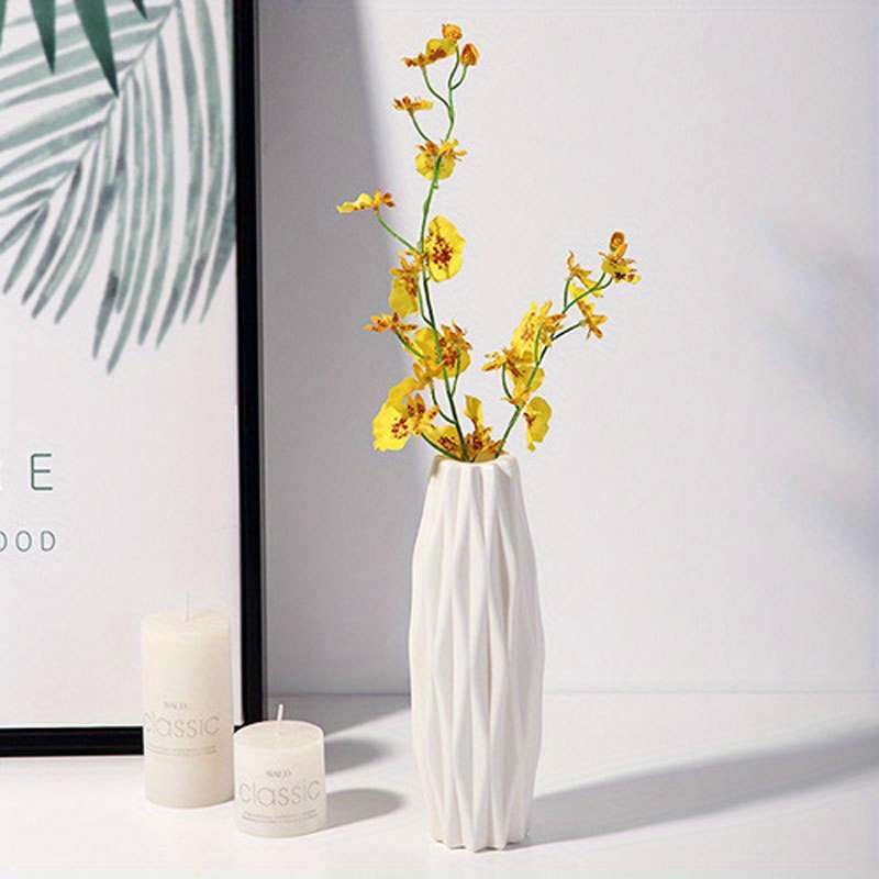 Premium Nordic Style Plastic Vase Lightweight Long Lasting Quality Ideal