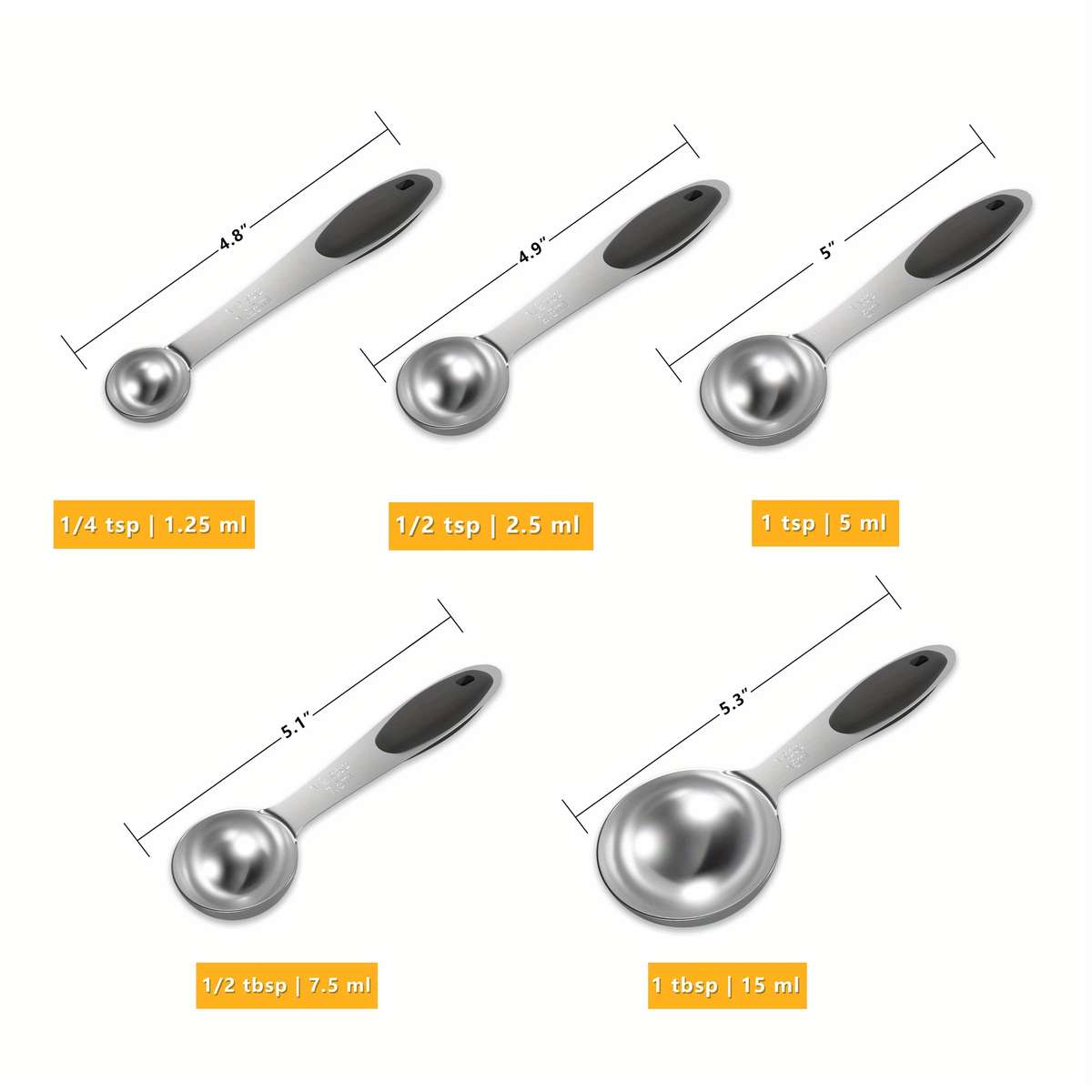 Kitchenware Capacity 1.25Ml2.5Ml5Ml7.5Ml15Ml