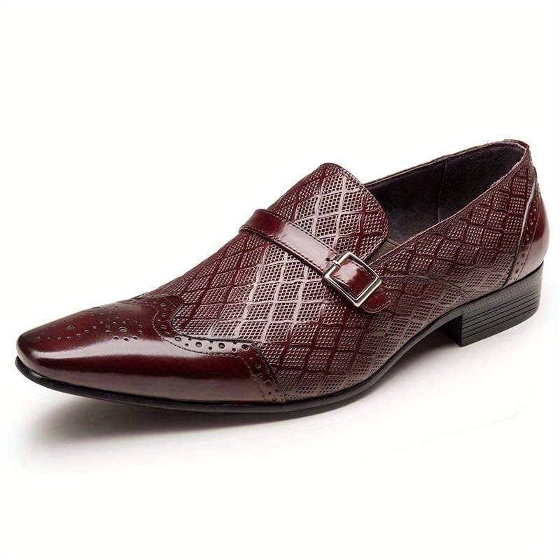 Mens Leather Shoes Color Burgundy Sizeuk 12