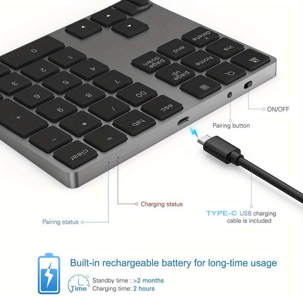 AOARA Rechargeable Wireless Keyboard