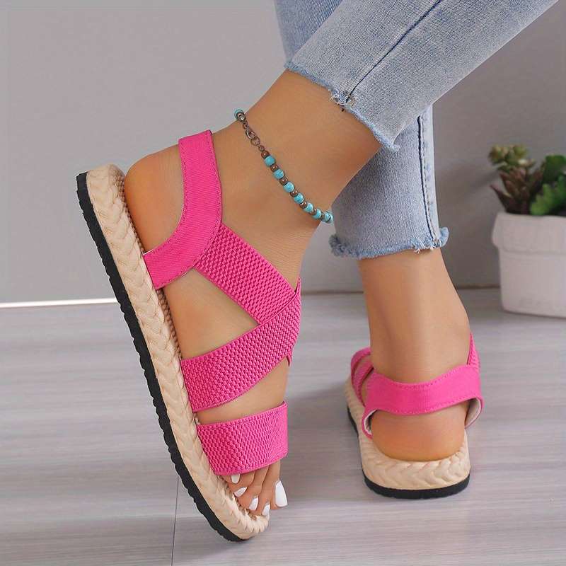Sandals Color Rose Red Sizeuk 3.5