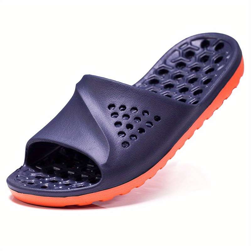 Men Slippers Summer Style Blue Size Uk 9.5 To 10