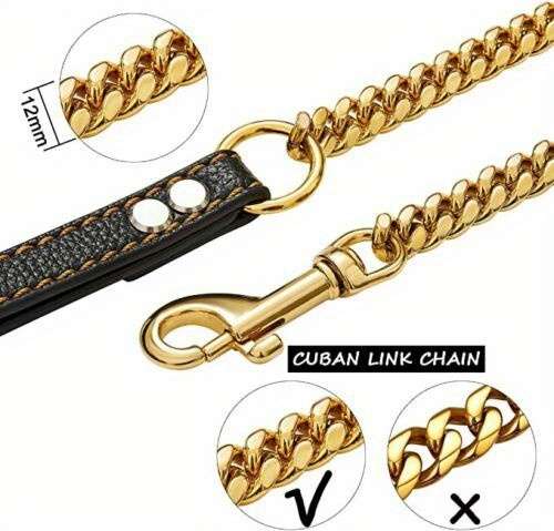 Dog Leash Color Golden Size 5Xl