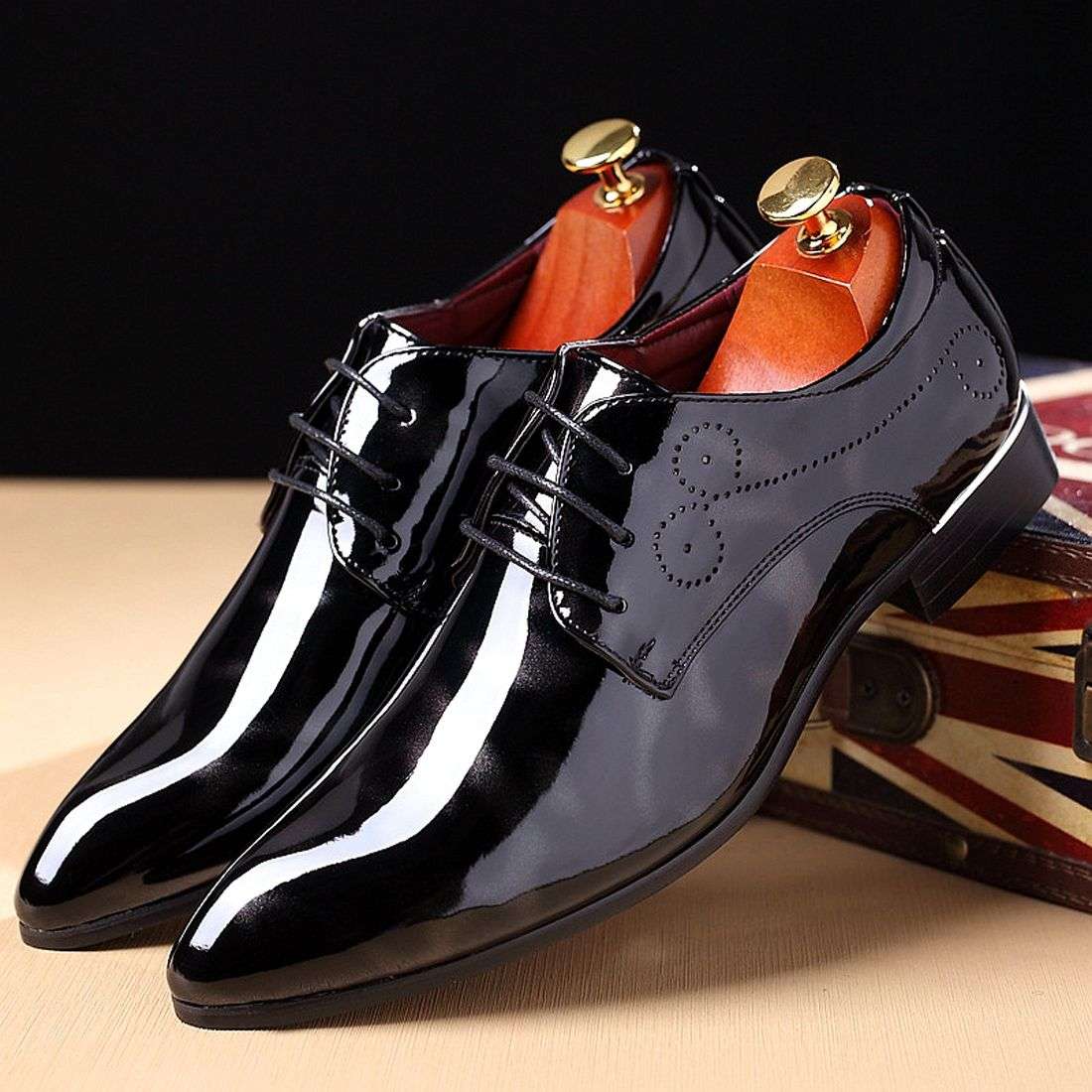 Mens Leather Shoes Color Grey Sizeuk 10.5