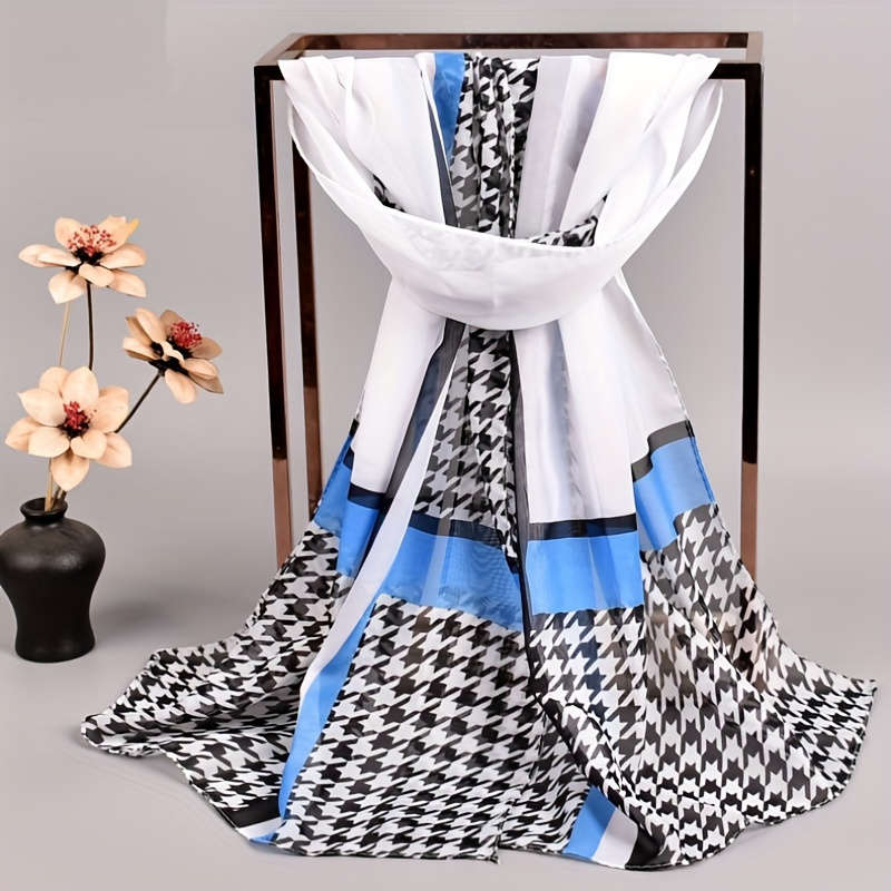 Scarf Color Red Black*2