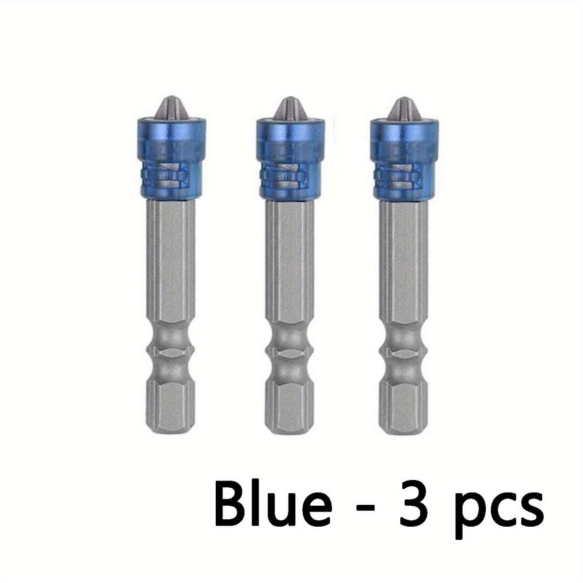 Screwdriver Bit Tool Set Color Blue Quantity 3Pcs
