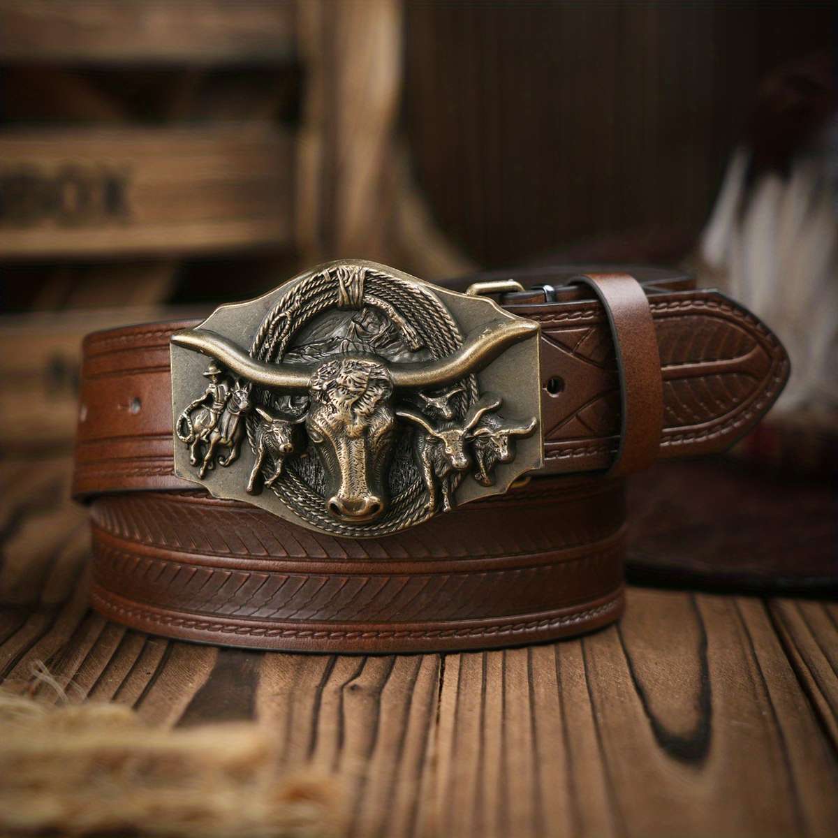 Belt Color Brown Size 120Cm 47.2Inch