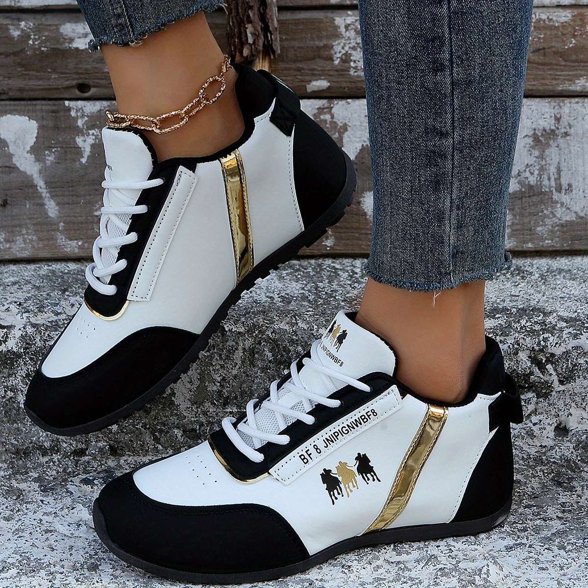 Women S Sneakers Color Black Sizeuk 8