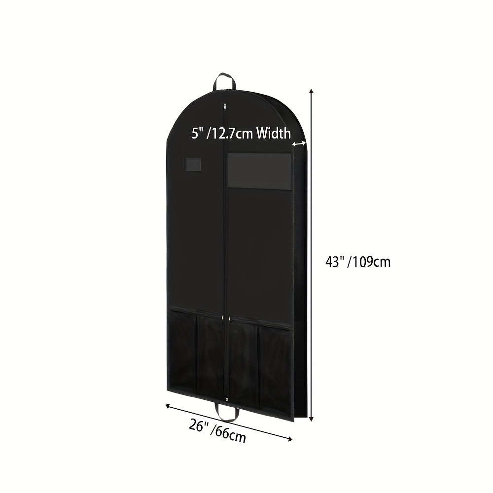 Durable Functional Elegant Professional Heavy Duty Garment Bag With Pocket For