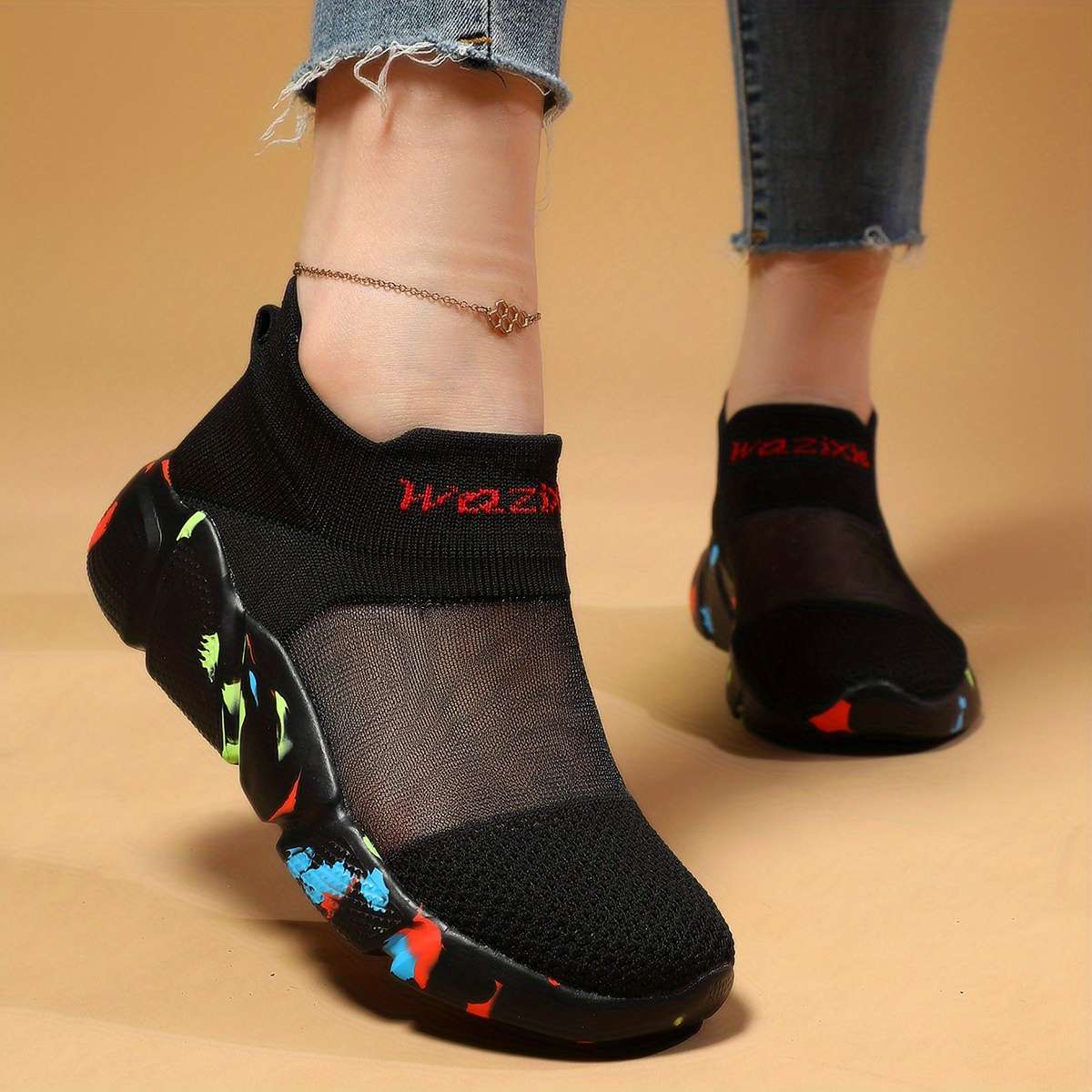 Women S Sneakers Color Black Sizeuk 9