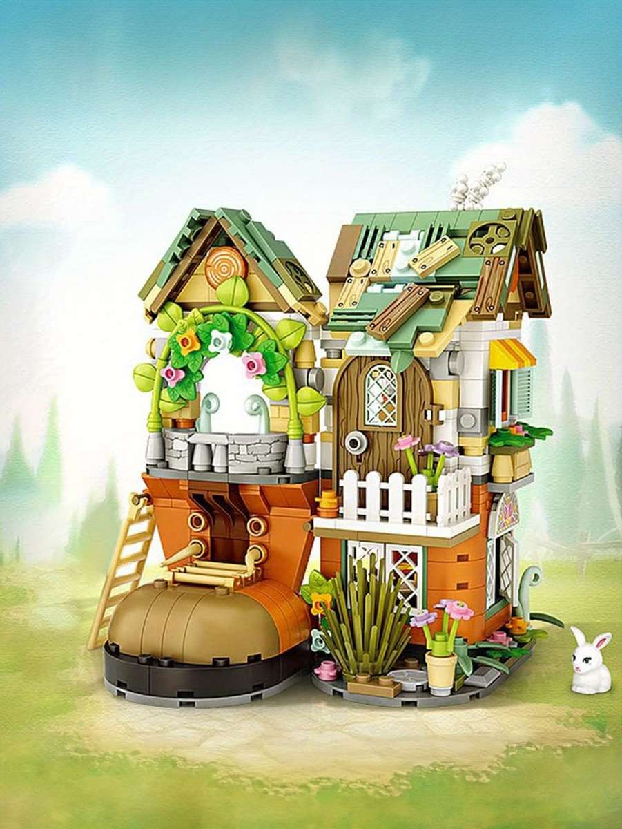 Building Toy Architectural Model Toy Set Style Dwarf House