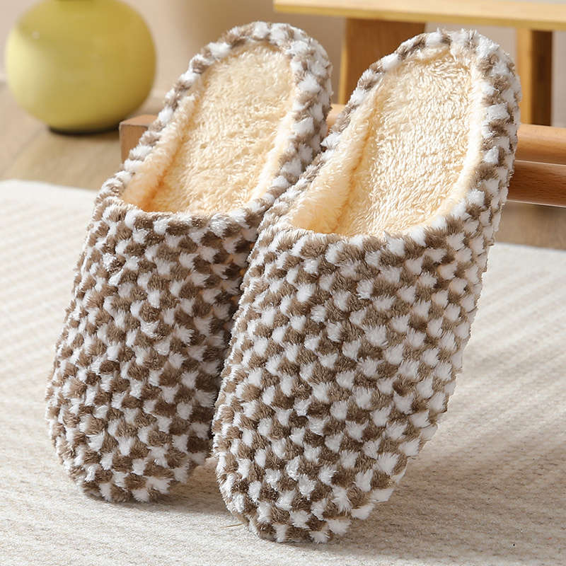 Cotton Slippers Color Camel Sizeuk 5.5-6