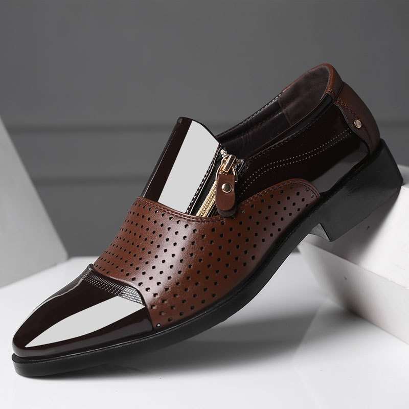 Mens Leather Shoes Color Brick Red Sizeuk 11