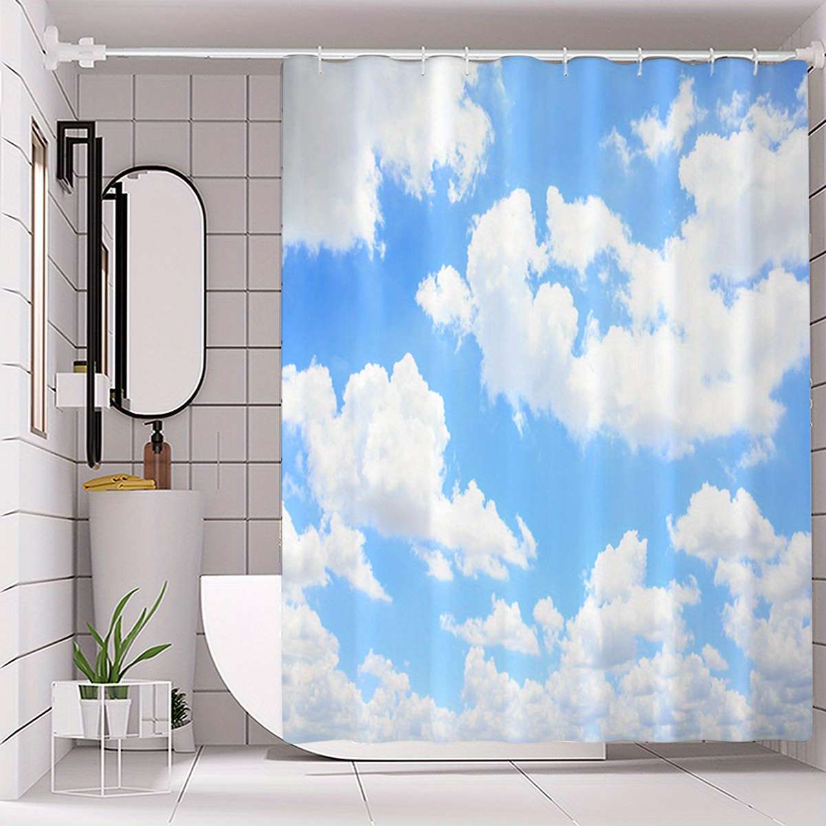 Waterproof Shower Curtain Color Green Marble Pattern Size 71Inch180Cm*71Inch180Cm