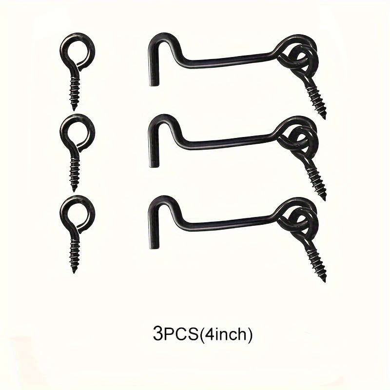 Lock Color 3Pcs Black 7.62Cm