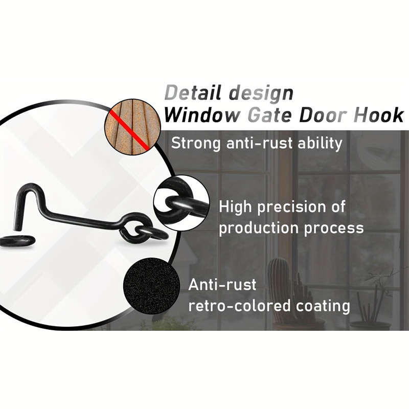 Lock Color 3Pcs Black 7.62Cm