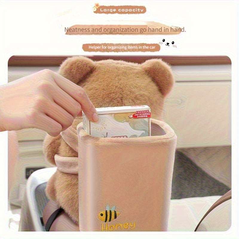 Car Tissue Box Style Fat Brown Bear