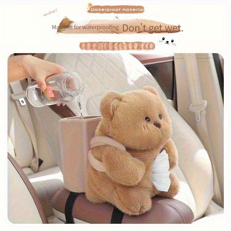Car Tissue Box Style Fat Brown Bear