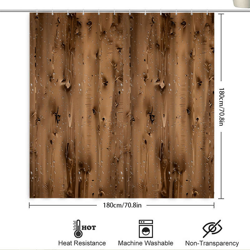Waterproof Shower Curtain Style 70.8G70.8In180G180Cm