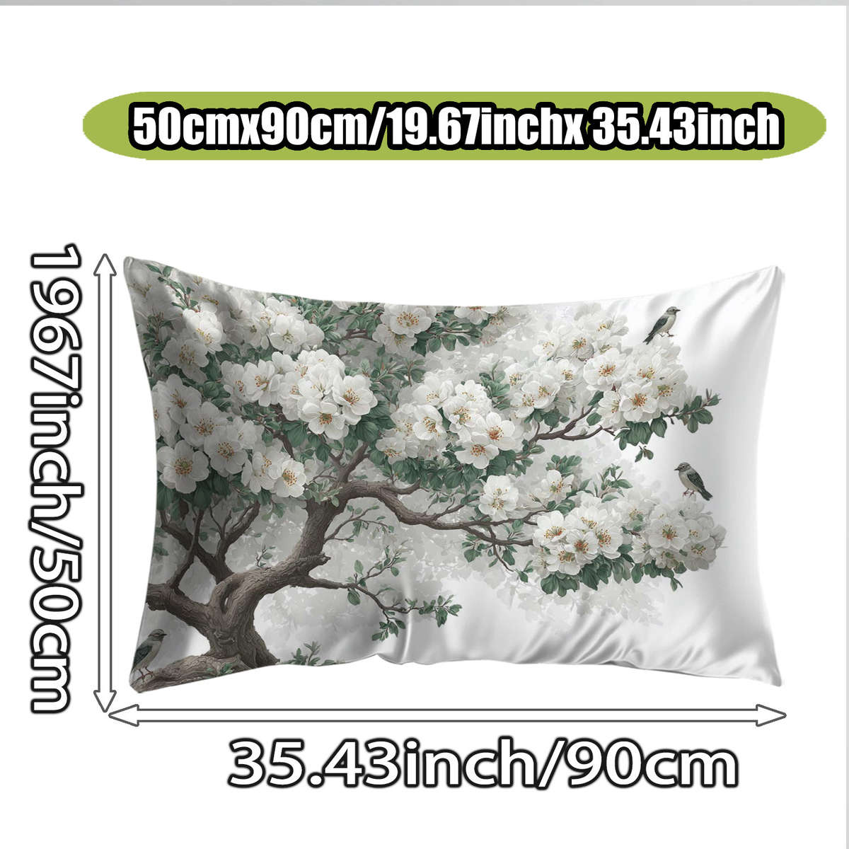 Satin Pillowcase Size 50Cmx90Cm