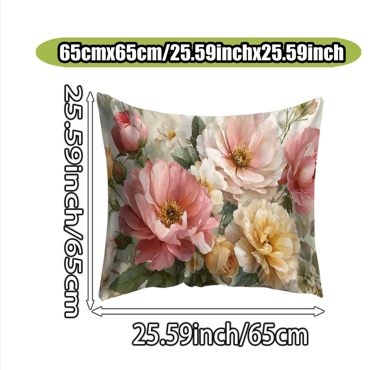 Satin Pillowcase Size 65Cmx65Cm